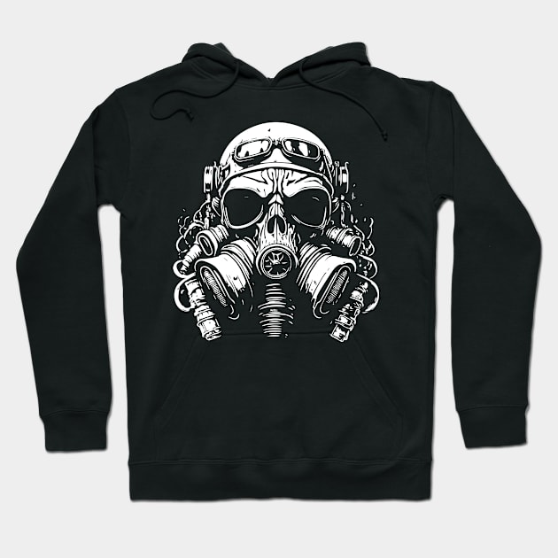 gasmask Hoodie by lkn